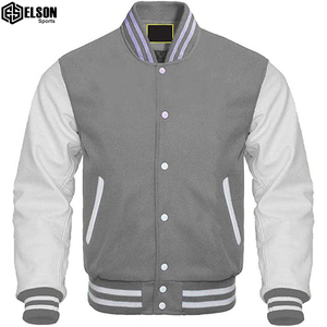 Best Selling Custom Logo Men Streetwear <b>100</b>% <b>Wool</b> <b>Fabrics</b> Letterman Adults Size Varsity Jacket for Boys and Girls - Product Image 6
