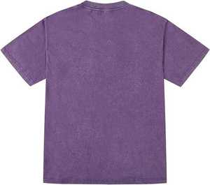 T-shirts pour hommes en coton lourd surdimensionné personnalisés, lavés à l'ancienne, 100% coton, t-shirt à manches courtes vierge, lavé à l'acide pour hommes - Product Image 3