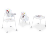 Chaise haute Lux pour bébé, 3 en 1, best-seller, table et chaise pour enfants, tendance, nouvelle chaise haute multifonction en plastique, OEM Turquie