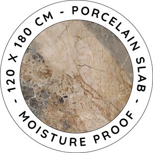 Azulejo flexible de piedra para pared interior y exterior esmaltado 120X180 CM losa porcelana cerámica Premium suelo Oficina de recepción - Product Image 1