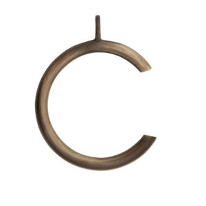 Venta caliente accesorios de cortina latón bronce antiguo anillos de cortina herrajes de cortinas de Metal para postes de cortina de 25mm/35mm/50mm - Product Image 3