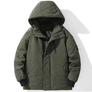 Chaqueta acolchada ligera para hombre con capucha, abrigo de invierno resistente al agua para deportes al aire libre, ropa para hombre, chaqueta acolchada - Product Image 3