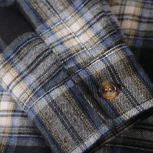 Chaqueta para hombre, chaqueta para hombre, recién llegado, chaquetas de franela a cuadros para niños, camisas de lana de invierno con botones más gruesos para niños y niñas 2025 - Product Image 5