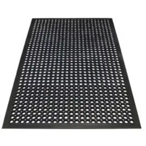 Tapis de rampe en caoutchouc de qualité supérieure à la demande pouvant être utilisés comme tapis de cuisine et de sécurité de restaurant d'Inde