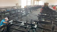 Machine à fendre les bûches RM500, capacité 3000 kg, grande table d'alimentation hydraulique pour bûches