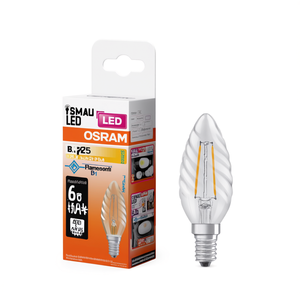 สำหรับ OSRAM LED Candle BW25 1.8W E14 6 ชิ้น ชุดเทียนไร้เปลวไฟและเทียน LED - Product Image 2