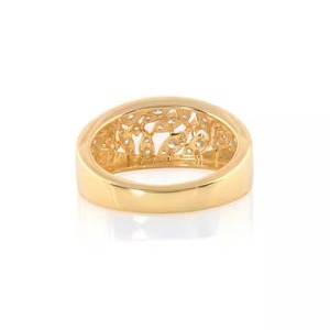 18K Or Lab Grown Marquis Diamond Cluster Bague de fiançailles Déclaration Dôme Bague de mariage Or jaune Bijoux fins Cadeau pour elle - Product Image 4