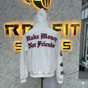 Sudadera con Capucha y Cremallera Edición Deportiva Prefect Cutting, Personaliza con Tu Propio Logotipo, Impresión Puff, Fabricada en Fábrica, Precio Económico, Sudaderas para Hombre - Product Image 3