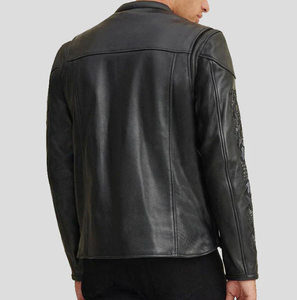 Modèle 2026 tendance, veste en cuir pour homme et femme, nouvelle mode, veste en cuir pour homme, veste en cuir coupe-vent 2025 - Product Image 6