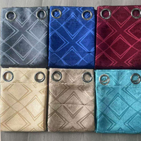 Toptan fiyat kırmızı oturma odası perdeleri valcurtains Polyester karartma perdeleri oturma odası yatak odası için