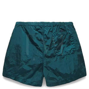 Ceinture élastique à cordon de serrage Short coupe-vent en polyester/nylon uni pour hommes Logo personnalisé Imperméable et respirant - Product Image 2