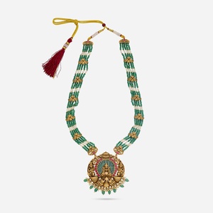 Antique Vintage Necklace 189112 Diamond and Pearl <b>Chains</b> Religious Style for Wedding and Gift - Product Image 4