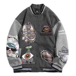 Chaquetas de satén personalizadas para hombre Chaqueta de equipo deportivo de satén de béisbol Tasa de venta total 2025 Chaqueta de satén - Product Image 4