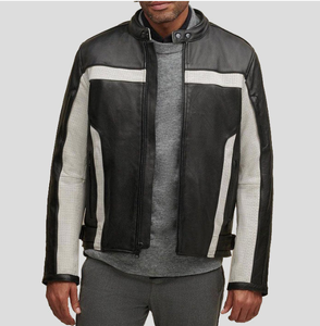 Best Quality <b>Cow</b> Skin Men's Leather Jackets Winter Windproof Breathable Zipper Front Logo Eco-Friendly Vintage Style Stand - Product Image 1