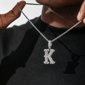 Pendentif pour homme personnalisé, tendance, bling-bling, plaqué or, alliage, diamant, hip-hop - Product Image 5