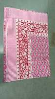 Nappe de table personnalisée, fabricant indien, vente en gros, nappe en coton doux 100% personnalisée, faite à la main, imprimée à la main avec des motifs floraux