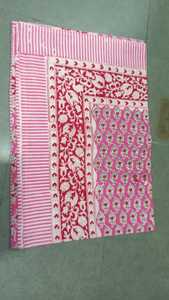 Nappe de table personnalisée, fabricant indien, vente en gros, nappe en coton doux 100% personnalisée, faite à la main, imprimée à la main avec des motifs floraux - Product Image 2