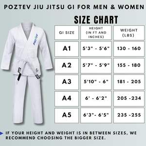 ชุดกิโมโนสึสไตล์บราซิลสำหรับผู้ชายและผู้หญิงผ้าหดเบาศิลปะการต่อสู้ - Product Image 3