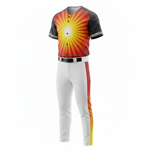 Vente en gros 2026 Uniforme de baseball Dernier style Maillot et pantalon en maille léger à séchage rapide par sublimation - Product Image 4