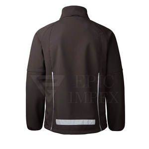 Veste Softshell d'extérieur pour hommes imperméable coupe-vent randonnée voyage porter tissu chaud léger - Product Image 2