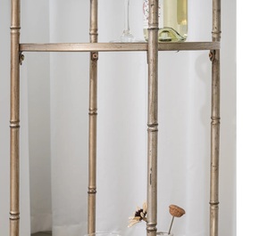 Chariot de service pour hôtels à 2 niveaux Chariot de service en métal de style vintage pour serveurs Chariot de bar facile à transporter haute durabilité - Product Image 5