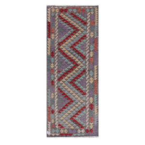 Alfombra Kilim de Maimana, Afganistán, 196 x 77 cm, Alfombras y Juegos de Alfombras - Product Image 1