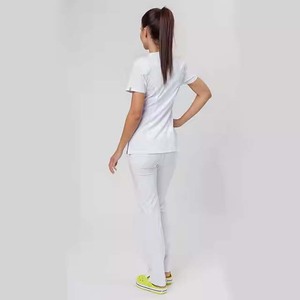 ชุดขัดผิวด้านบนพิมพ์ลายสำหรับผู้หญิงและผู้ชายชุดวิ่งพยาบาลปรับแต่งได้ทันสมัย - Product Image 6