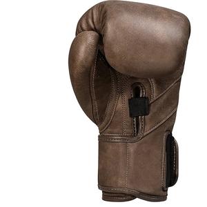 Nouveau modèle, dernier style, équipement de boxe, fabrication sur mesure, gants de boxe de compétition de marque, cuir véritable brun, CP-BG-38 - Product Image 3