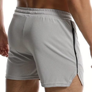 Pantalones cortos de secado rápido de alta calidad para hombre, cintura elástica, ajuste Regular, informal, superventas, ropa informal estilo Hip Hop, diseño de estampado liso para - Product Image 4