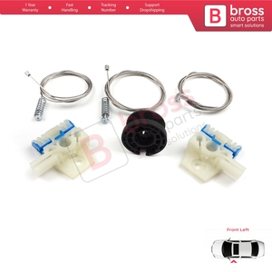 Kit de réparation de lève-vitre avant gauche BWR5054 pour Golf MK6 A6 5K 5K1 AJ5 Variant 2008-2014 5 portes 5K0837461 - Product Image 6