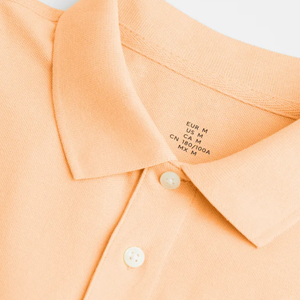 100% coton Hommes Polo T Shirt Tournent Vers Le Bas Manches Courtes Solide Couleur Casual Hommes Polo T Shirt - Product Image 6