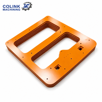 Cadre de montage en aluminium usiné CNC OEM ODM, aluminium 6061, fraisage CNC, anodisation, haute précision pour équipement électronique