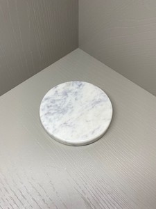 Posavasos de mármol blanco Posavasos redondos de mármol Posavasos de mármol redondos - Product Image 2
