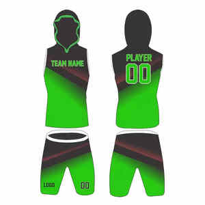 Conjuntos de Uniformes de Fútbol Americano con Capucha 7v7, Nuevo Diseño, Impresión por Transferencia de Calor, Personalizado, 100% Poliéster, Anti-UV, Sin Mangas - Product Image 3