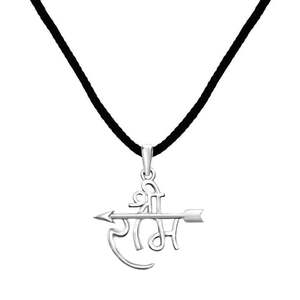 NOVAMART Fine Zarkan's Special 925 <b>Silver</b> Shri Ram <b>Locket</b> Fine Pendant & Charm From Ayodhya Wholesale Export - Product Image 1