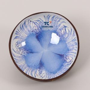 ชามมะพร้าวเคลือบเงาสำหรับตกแต่งบ้านของขวัญงานปาร์ตี้ทำจากเวียดนาม - Product Image 1