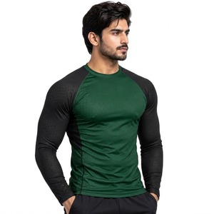Camiseta Deportiva de Manga Larga para Hombre, Compresión, para Entrenamiento, Fitness, Running, Ciclismo, Surf, Gimnasio - Product Image 5