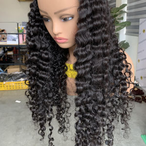 Raw vietnamita birmano Pelo Rizado pelo vietnamita cruda Peluca de cabello humano - Product Image 1