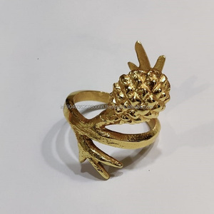 Los más nuevos anillos clásicos de servilleta de metal y aros servilleteros en todos los acabados oro plata oro rosa en tamaños y diseño personalizados - Product Image 2