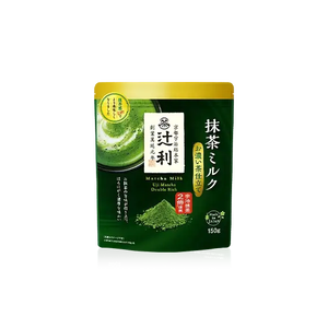 Poudre de Matcha Double Rich Tsujiri 150g – Thé Vert Japonais Premium Saveur Lait Crémeux Qualité Alimentaire Design Oriental - Product Image 1