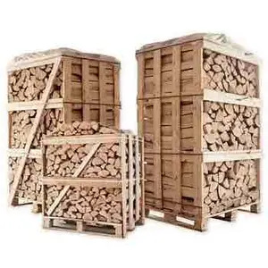 Meilleur fournisseur européen de bûches de bois de chauffage de chêne-Séchage au four Humidité du bois de chauffage 18%-Bois de chauffage de feuillus pour l'énergie thermique