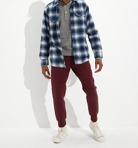 Wholesale High Quality Regular Fit Custom Logo Polyester/Cotton Elastic Waist Street Wear Sweatpants Unisex <b>Fleece</b> <b>Jogger</b> Pants - Product Image 3