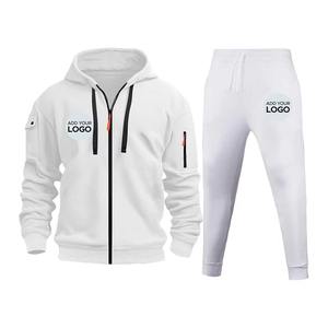 Chándales de Forro Polar Lisos Hechos a Medida para Hombre, Chándal Ajustado para Hombre, Ropa Deportiva Personalizada para Adultos, Nuevo Diseño - Product Image 2