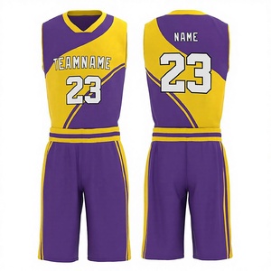 Heat Transfer Sublimation Basketball Uniform <b>Cheap</b> Breathable and Quick-drying Dress Customizable Basketball Jersey for Men <b>Sets</b> - Product Image 1