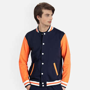 Chaqueta de béisbol personalizada de moda para hombre Varsity Letterman Bomber Coat Streetwear College Team prendas de vestir exteriores - Product Image 2
