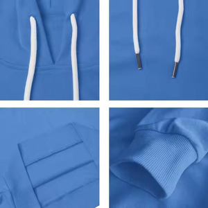 High Quality Hoodies <b>for</b> Woman 100% Cotton Knitted Custom Logo Printed Streetwear Style Sport <b>Fabric</b> Wholesale Hoodie <b>for</b> Women - Product Image 6