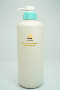 Botella de plástico NBT de plástico HDPE de 1000ml, nuevo diseño con tapa de pulverización para el cuidado personal, cuarto de ducha, logotipo al por mayor personalizado - Product Image 2