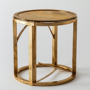 โต๊ะปลายด้านข้างทำมือแบบทันสมัยออกแบบเป็นกระจกที่สวยงามมาใหม่สำหรับตกแต่งบ้านโรงแรมสินค้าดีที่สุดร้านค้า - Product Image 4