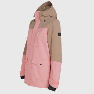 Streetgrace Veste de ski pour femme coupe personnalisée Coque extérieure imperméable Intérieur isolé Fermeture à glissière coupe-vent chauffante Options de marque OEM - Product Image 2