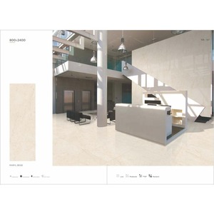 Dalle de porcelaine antidérapante beige 80x240cm Carreaux de pierre frittée gagnants du budget de l'Inde Granit artificiel - Product Image 1